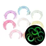 Luminous UV Plating Opaque Acrylic Beads
