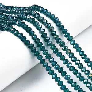 Electroplate Glass Beads Strands