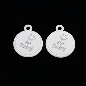 Spray Painted Alloy Pendants