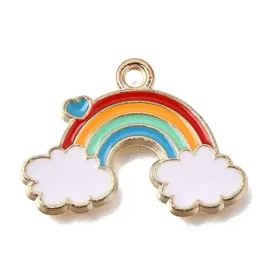 Alloy with Enamel Pendants