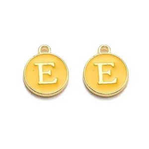 Golden Plated Alloy Enamel Charms