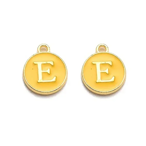 Golden Plated Alloy Enamel Charms