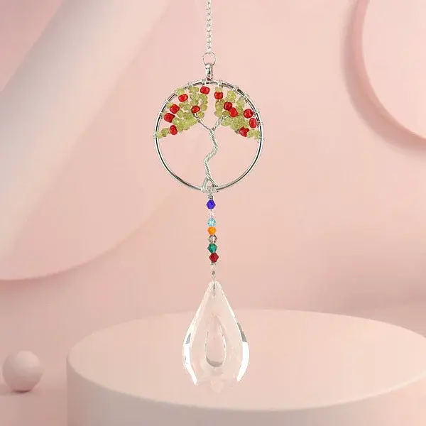 Crystals Tree of Life Hanging Pendants Decoration