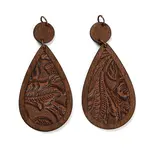 Wood & Leather Big Pendants