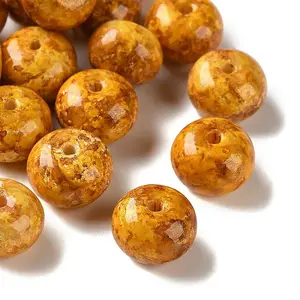 Baking Paint Opaque Glass Beads
