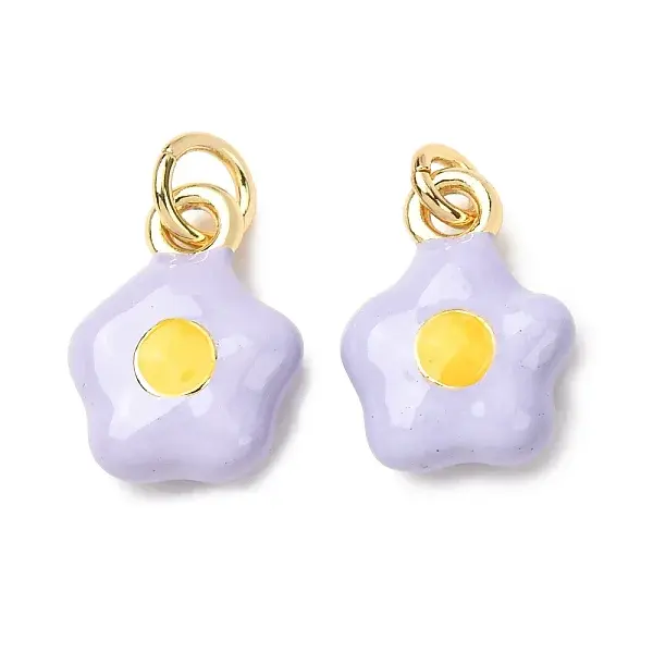 Brass Enamel Pendants