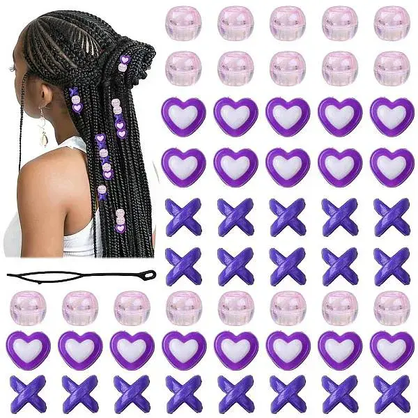 Acrylic Hair Coil Cuffs