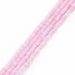 Glass Silk Stain Style Beads Strands