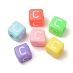 Opaque Acrylic European Beads