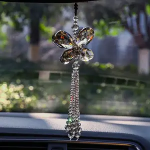 Glass Butterfly Pendant Decorations