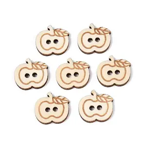 Apple Wood Buttons