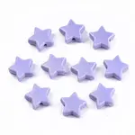 Spray Painted Acrylic Beads