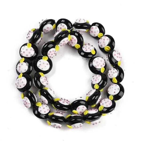 Handmade Lampwork Bumpy Beads Strands