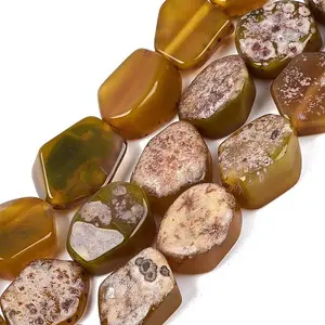 Dyed Natural Agate Beads Strands