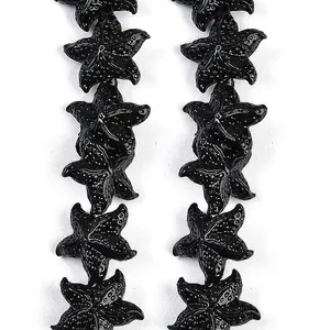 Synthetic Coral Dyed Carved Beads Strands