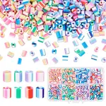 80G 8 Colors Handmade Polymer Clay Beads