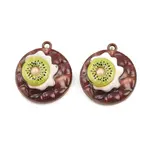Baking Paint Zinc Alloy Pendants