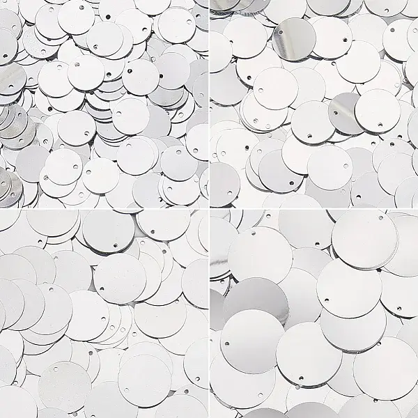 80G 4 Styles Plastic Paillette Pendants