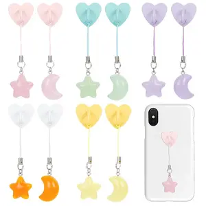 10Pcs 5 Style Resin Mobile Straps