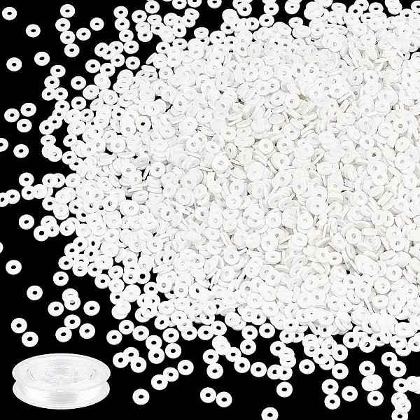 140G Handmade Polymer Clay Beads