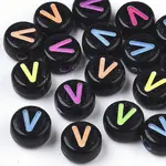 Opaque Black Acrylic Beads
