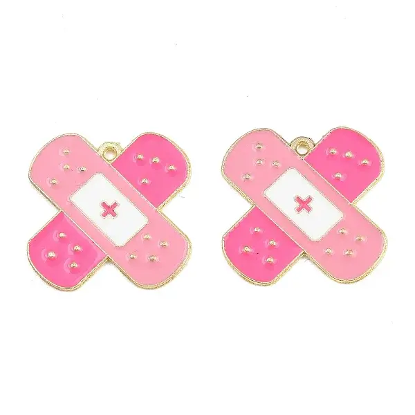 Medical Theme Alloy Enamel Pendants