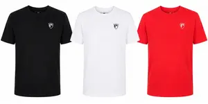 Fox rage tričko t-shirt set 3 kusů - černá červená bílá - m