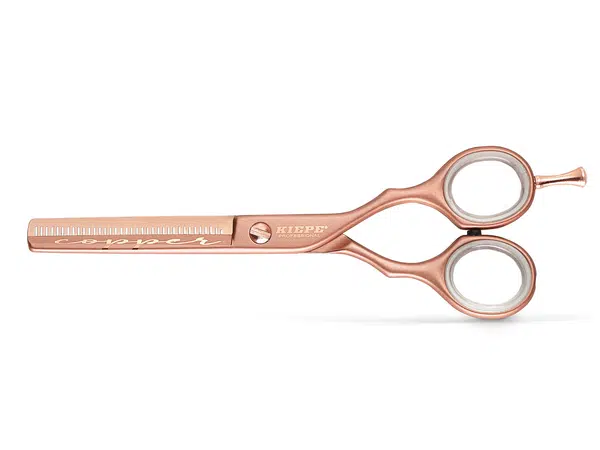 Efilační nůžky Kiepe Luxury Premium Copper 5,5" měděné, 38 zubů (2473/5.5) + dárek zdarma