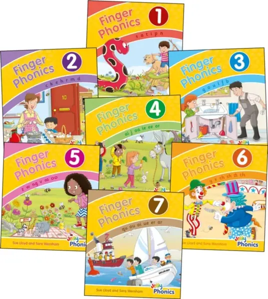 Finger Phonics Books 1-7 - Sara Wernham, Sue Lloyd