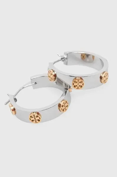 Tory Burch Náušnice Tory Burch Small Miller Stud Hoop