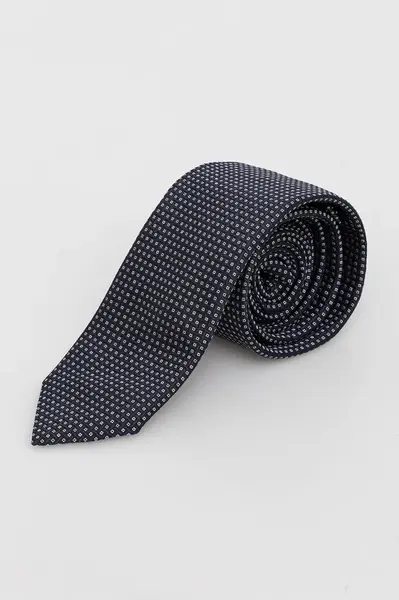 HUGO kravata pánská s hedvábím 6 cm