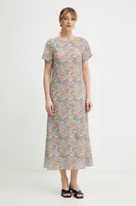 Hedvábné šaty Weekend Max Mara CRESPO