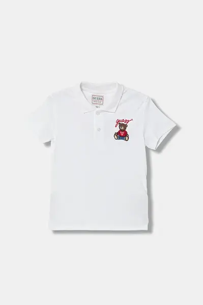 Guess Bavlněné polo tričko Guess