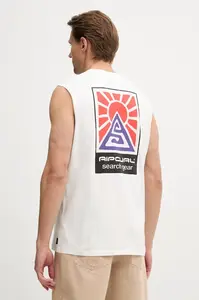Rip Curl top pánsky bavlnený SEARCH DAWN MUSCLE