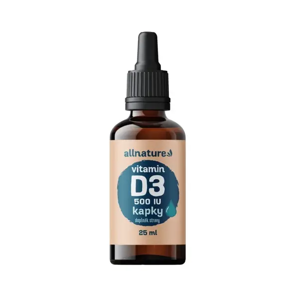 Allnature Vitamin D3 500 IU 25 ml