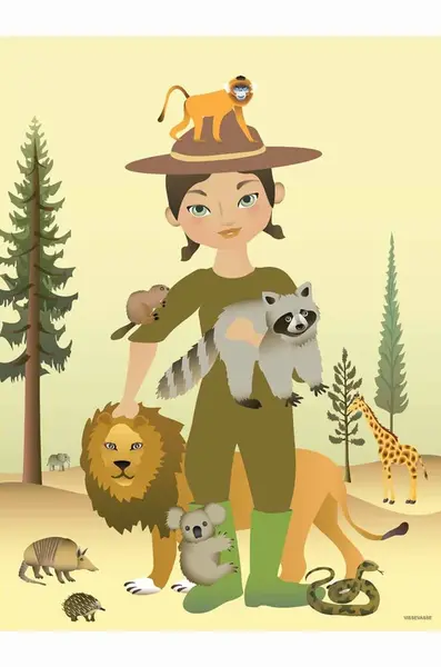 Vissevasse Plakát Vissevasse The Zookeeper 50x70 cm