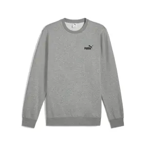 PUMA Športová mikina 'Essentials No. 1'  sivá melírovaná