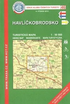 KČT 46 Havlíčkobrodsko 1:50 000 / Turistická mapa, 4. vydání 2012