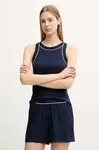 Lacoste dvoudílné pyžamo dámské bavlněné s elastanem