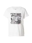 LEVI'S ® Tričko 'Perfect Tee'  čierna / biela