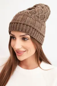 Kesi Čepice s fleece Marta K231 mocca