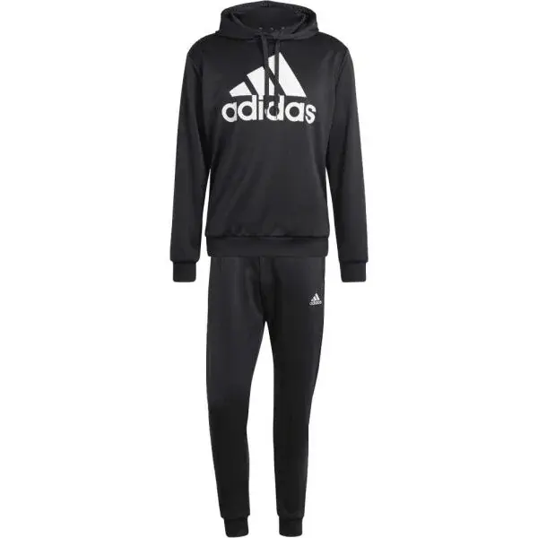 adidas SPORTSWEAR FRENCH TERRY HOODED TRACKSUIT Pánská tepláková souprava, černá, velikost XXL
