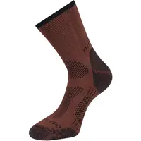 ALPINE PRO KEROWE Športové ponožky, hnedá, veľkosť