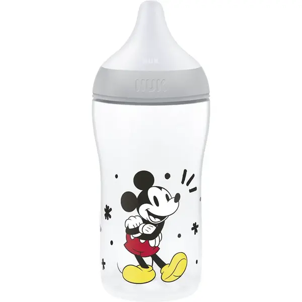 NUK Perfect Match Disney láhev s kontrolou teploty Mickey 3m+ 260 ml