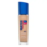 Rimmel London Match Perfection 24HR SPF20 Foundation tekutý make-up pre zjednotenú a rozjasnenú pleť 103 True Ivory 30 ml