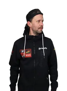 Meatfly pánská mikina Dakar Cooper Black | Černá | Velikost S