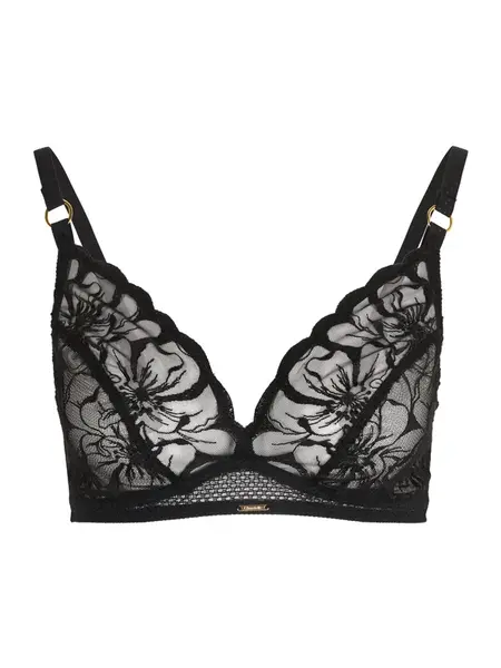 Chantelle Podprsenka 'FLEURS'  čierna
