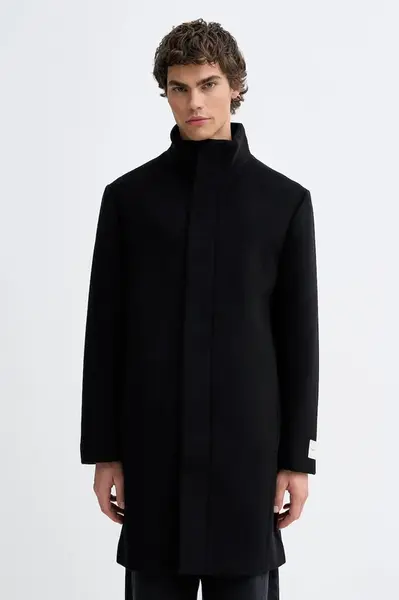 Kabát s příměsí vlny Calvin Klein