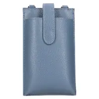 Dámská kožená kabelka na mobil a doklady Italia Dita - modrá