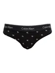 Calvin Klein Underwear Tangá  čierna / biela